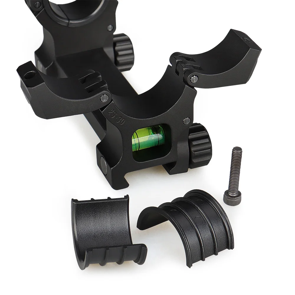 Soporte de mira táctica para rifle en riel airsoft y caza - imagen 2