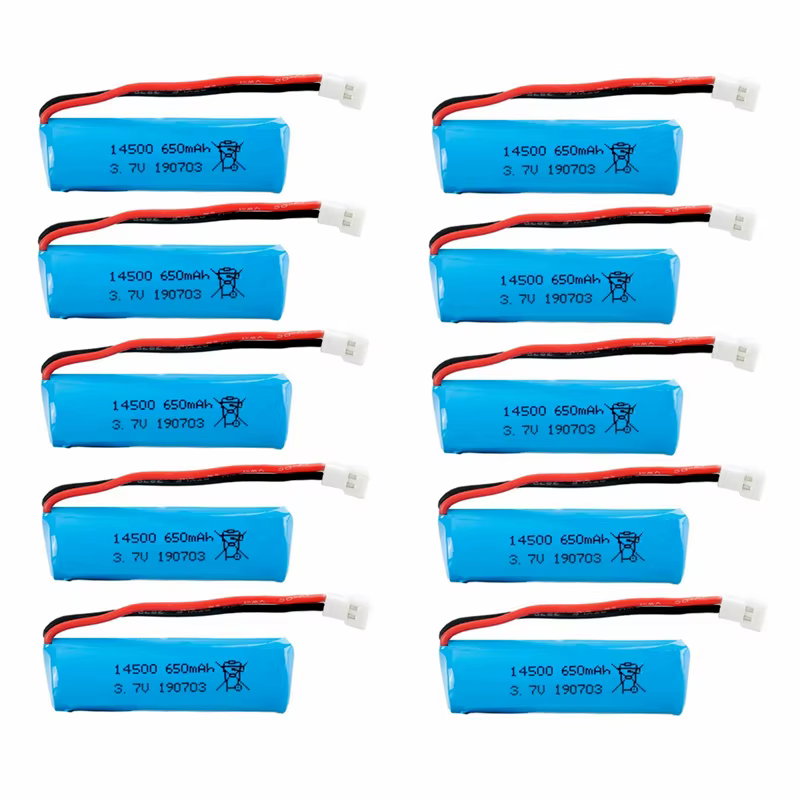 Batería Li-ion 14500 3,7V 650mAh recargable para linternas tácticas - imagen 5