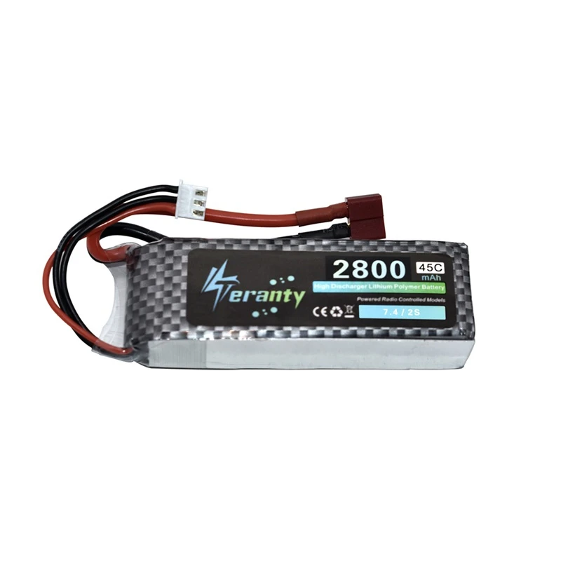 WLtoys 144001 Batería LiPo 2S 7,4V 2800mAh recargable - imagen 4