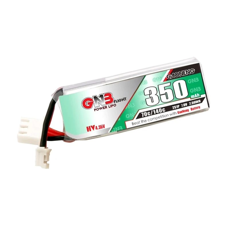 Gaoneng GNB 2S LiPo bateria 350mAh 70C HV PH2.0 para Tinyhawk S - imagen 5