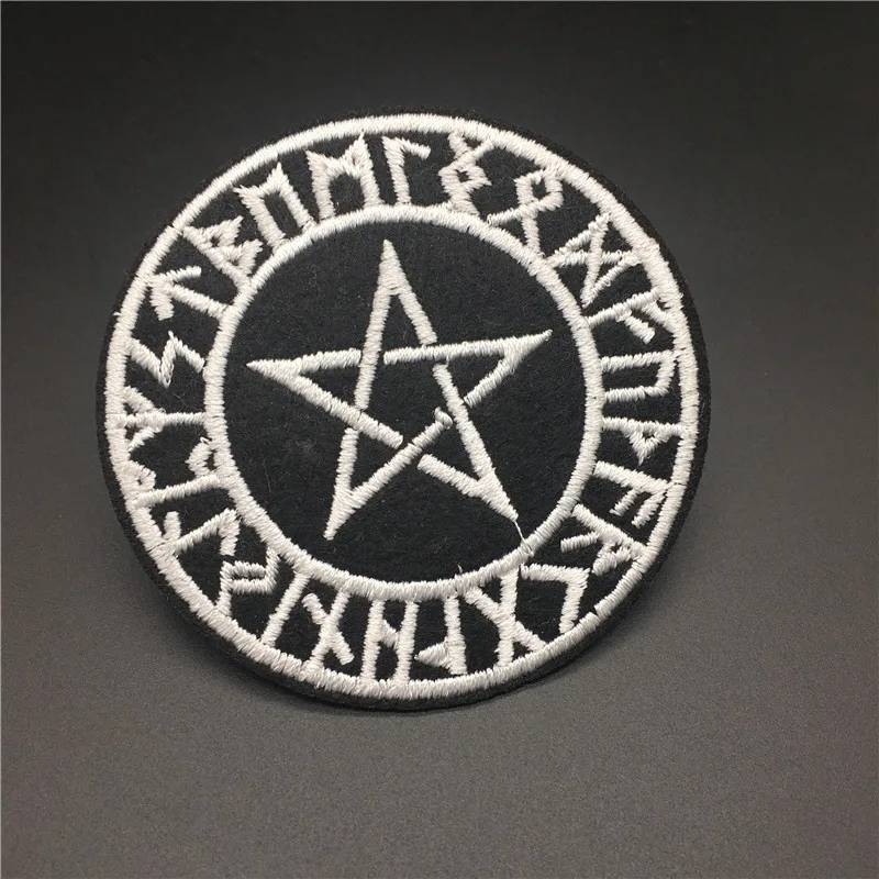 Parche bordado estrella de cinco puntas táctico para coser o planchar - imagen 5