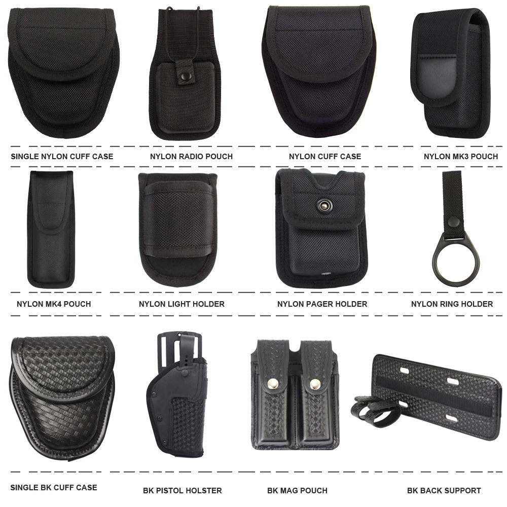 Kit de cinturón de servicio policial ROCOTACTICAL con accesorios modulares