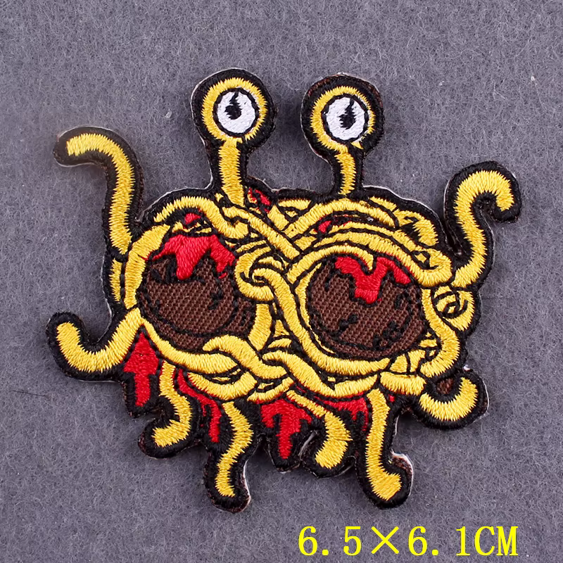 Parche bordado OVNI termoadhesivo alienígena para ropa DIY - imagen 2