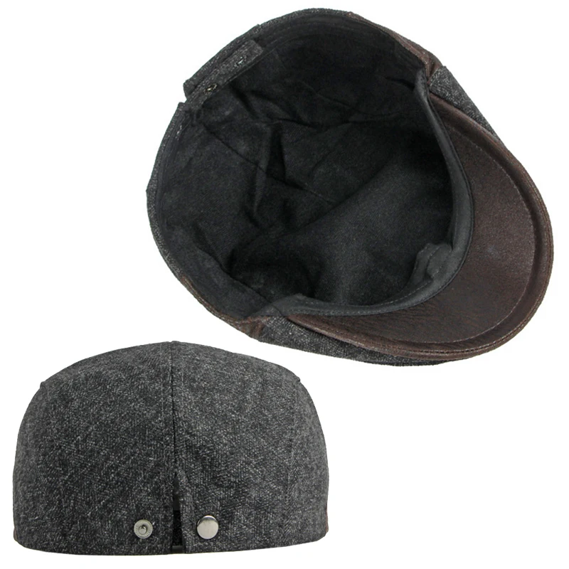 Gorra vendedor de periódicos retro espiga ajustable Gatsby - imagen 4