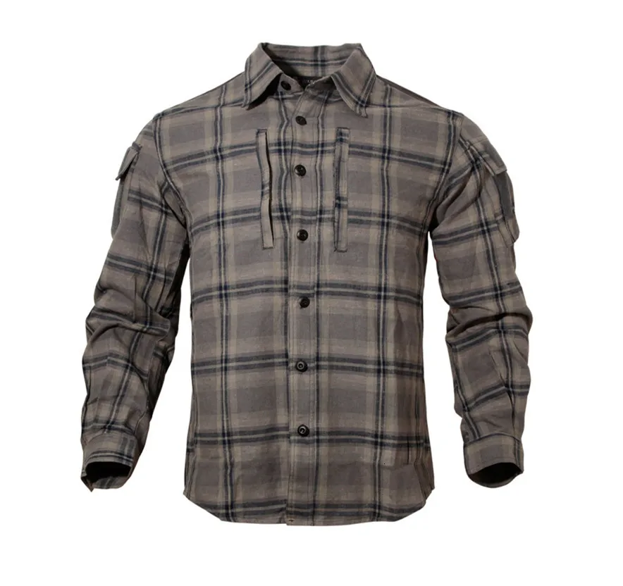 Camiseta Táctica Algodón Ripstop Manga Larga Outdoor - imagen 4