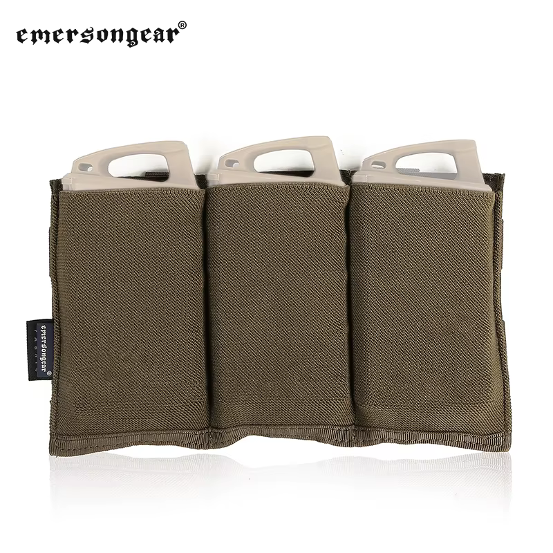 Emersongear Portaplacas MOLLE Triple Cargador Rifle M4 Táctico