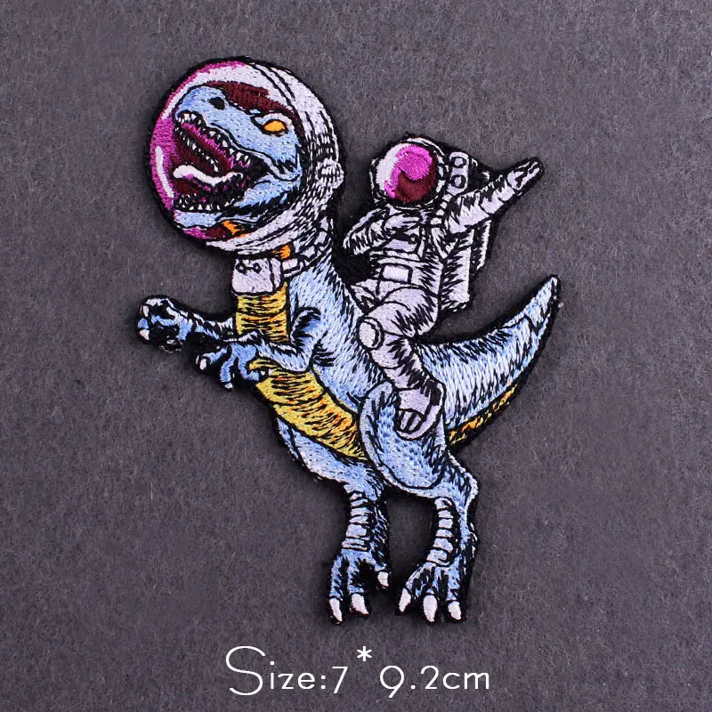 Parche bordado termoadhesivo dinosaurio – Para coser o planchar