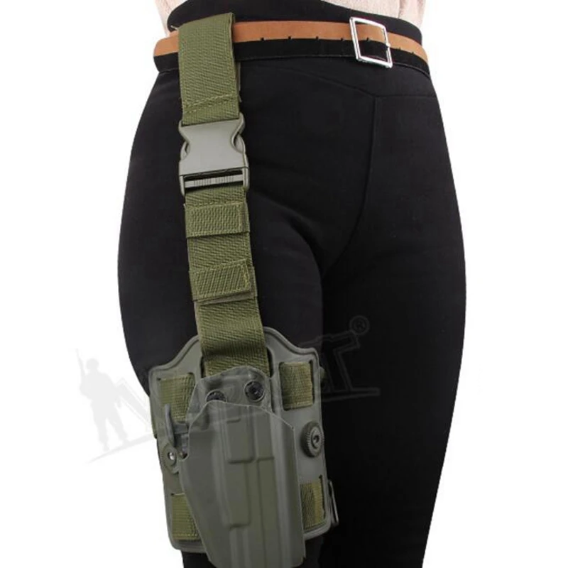 Funda táctica MOLLE para pistola – Montaje en cinturón universal - imagen 4