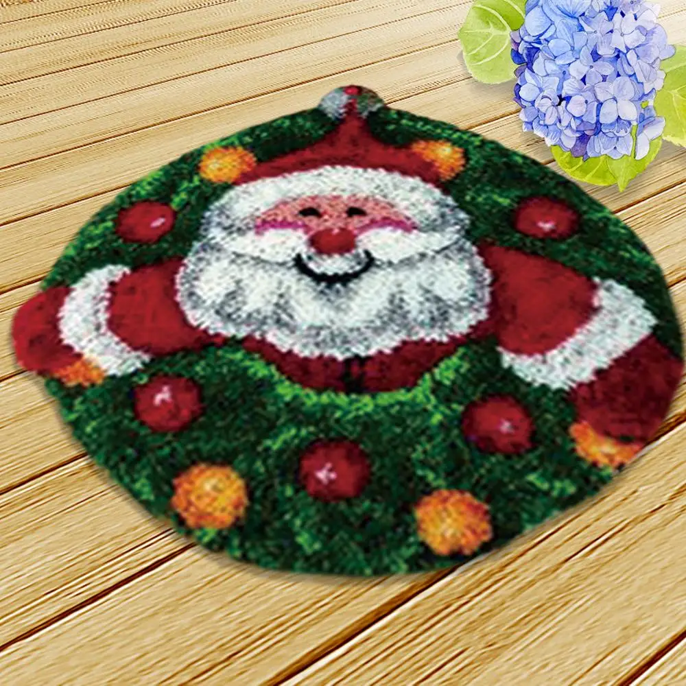 Kit gancho de pestillo navideño para alfombrilla Smyrna y cojín - imagen 2