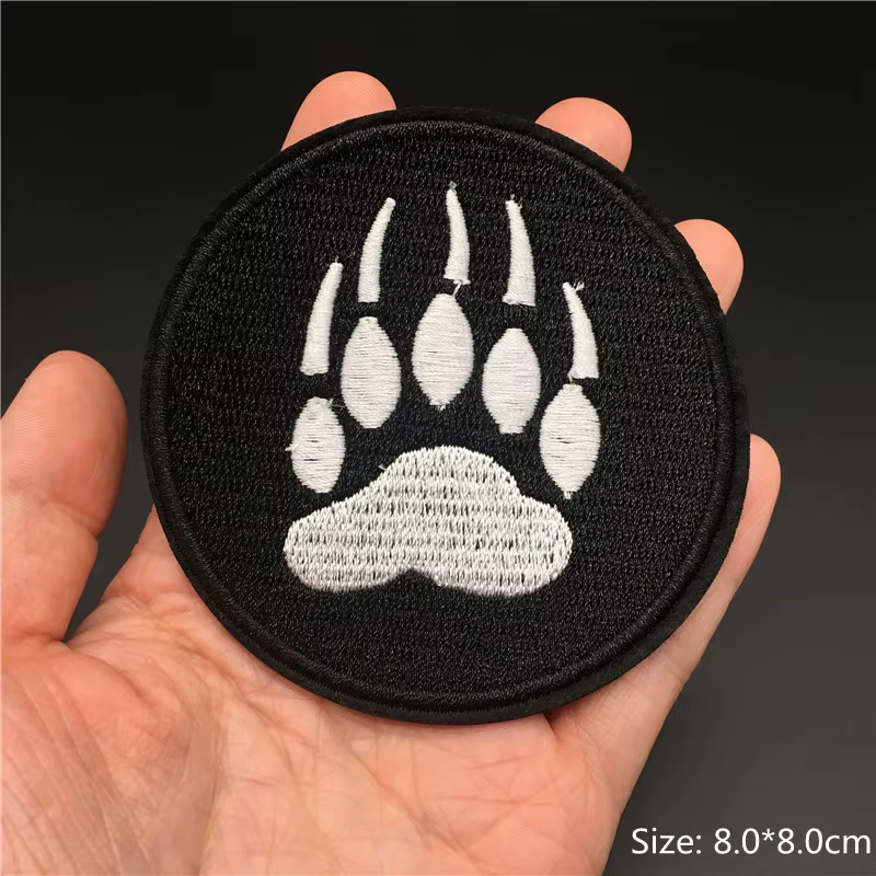 Parches bordados negros tácticos – Insignias resistentes para chaleco - imagen 2
