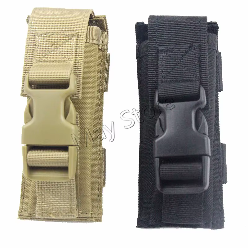 Funda táctica CLUSGO en negro con sistema Molle