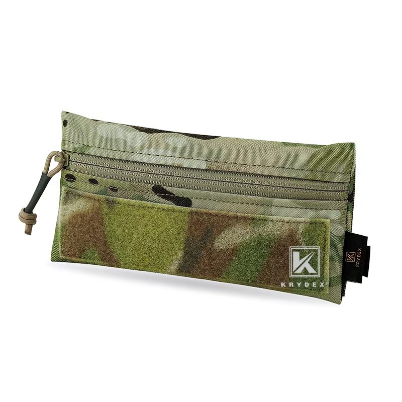 Bolsa táctica KRYDEX vista frontal con panel de bucle