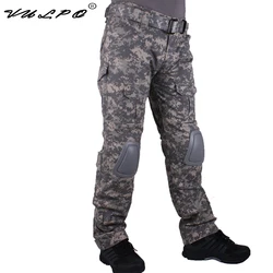 VULPO Pantalones Tácticos Camuflaje Multiterreno