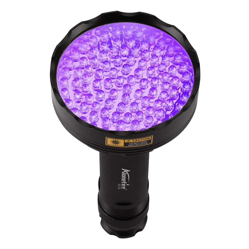 Iluminación UV para localizar rastros