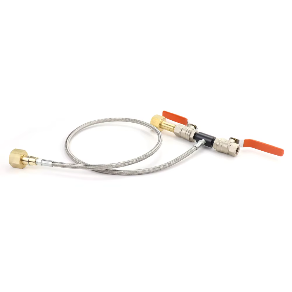 Adaptador CO2 estación doble válvula con manómetro - imagen 3