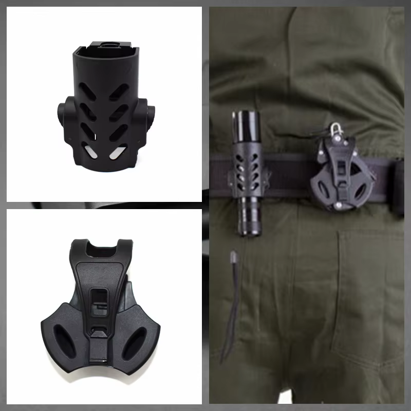 Funda táctica linterna Paintball con puño superior y enganche