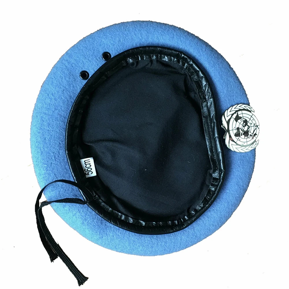 Boina táctica azul ONU con insignia Naciones Unidas, recuerdo - imagen 2