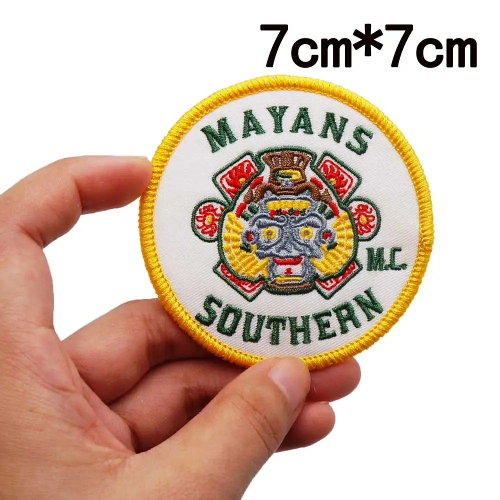 Mayans Sons of Anarchy parche bordado motociclista punk - imagen 5