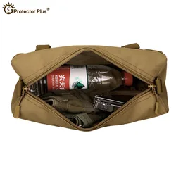 Bolsa táctica MOLLE mensajero camuflaje horizontal para exterior