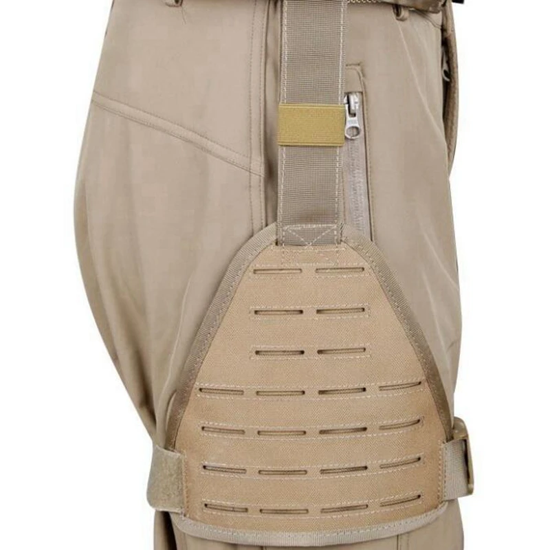 Funda de muslo MOLLE táctica para pistola – Corte láser - imagen 5