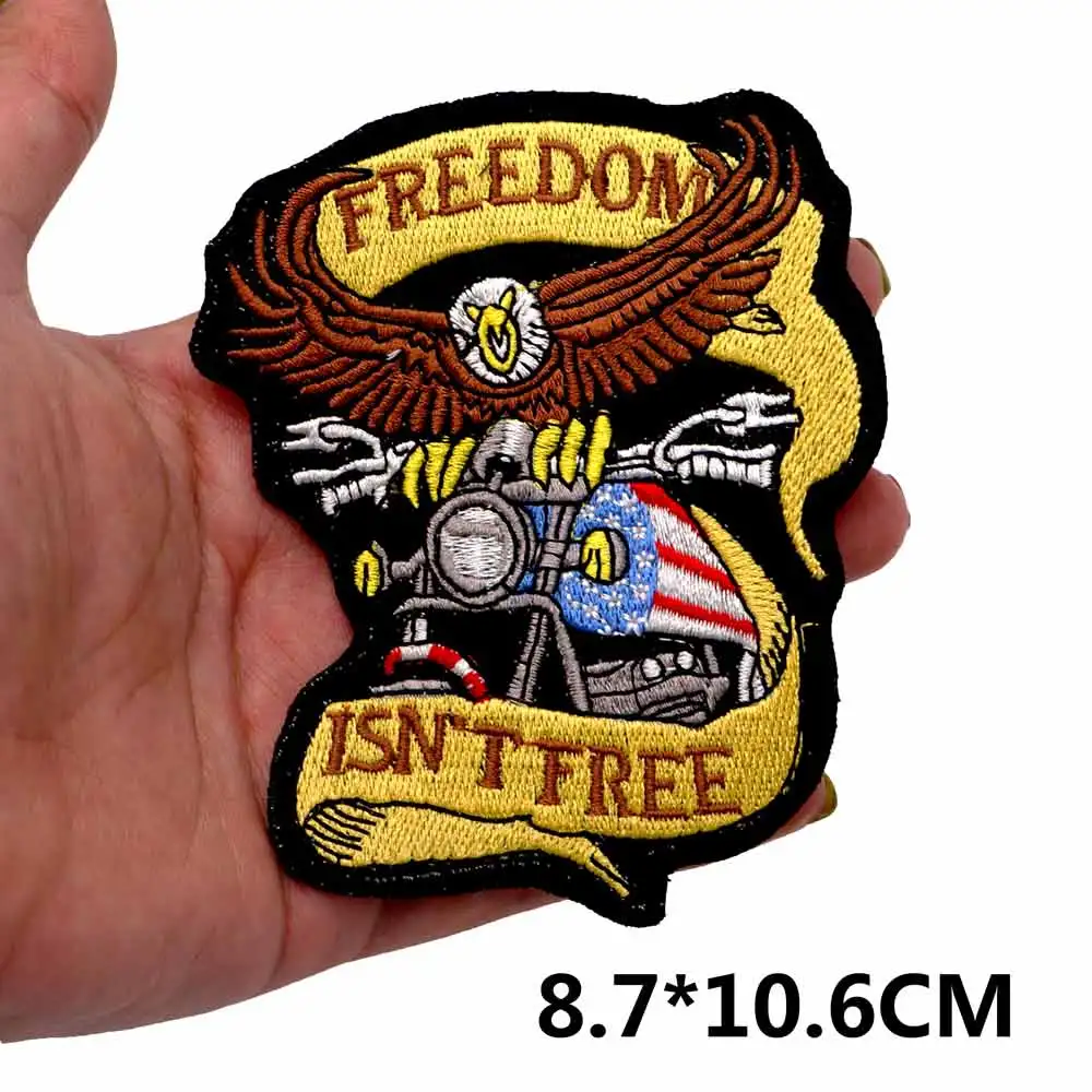 Parche bordado águila americana – Velcro para chaleco táctico - imagen 4