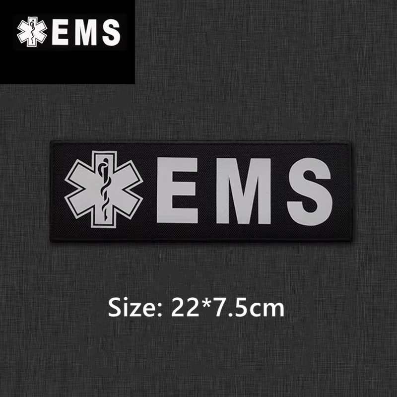Parche EMS reflectante primeros auxilios – Insignia táctica - imagen 2