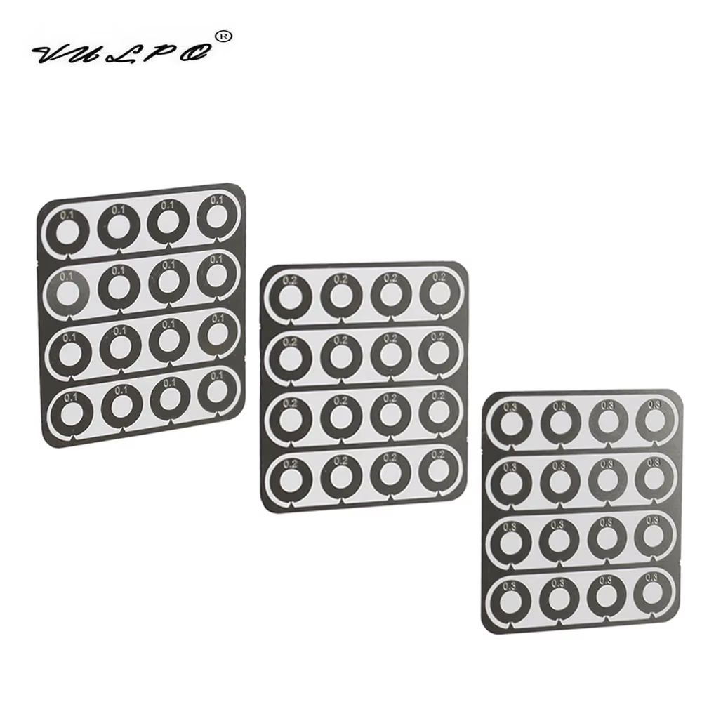 VULPO Cuñas de acero inoxidable para gearbox Airsoft Ver.2/3