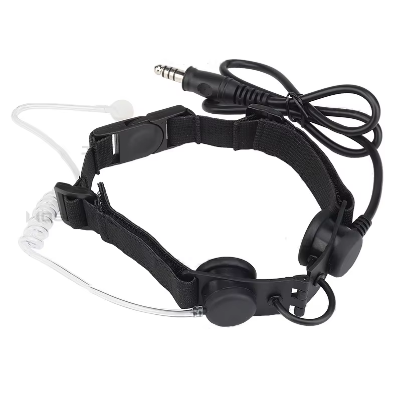 Micrófono táctico para garganta con tubo de aire - U94 TCI PTT - imagen 3