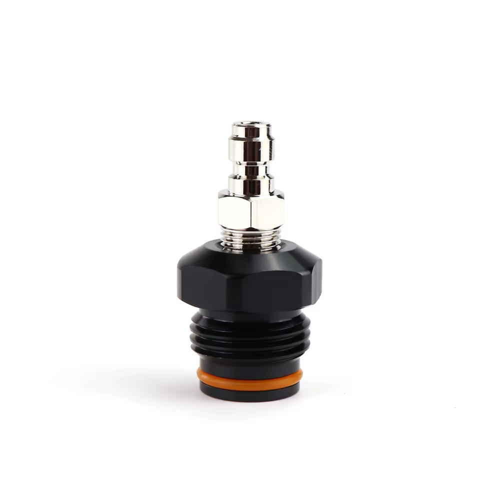 Adaptador de manguera con conector rápido macho ASA para llenado remoto
