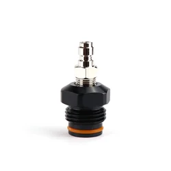 Adaptador de manguera con conector rápido macho ASA para llenado remoto