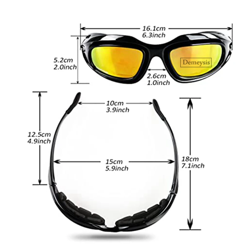 Medidas de las lentes