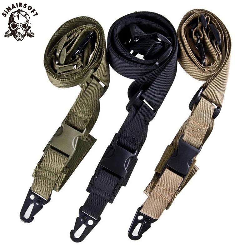 Eslinga 3 puntos pistola táctica – Correa flejada rifle airsoft - imagen 3
