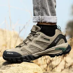 HUMTTO Botas de senderismo transpirables para hombre