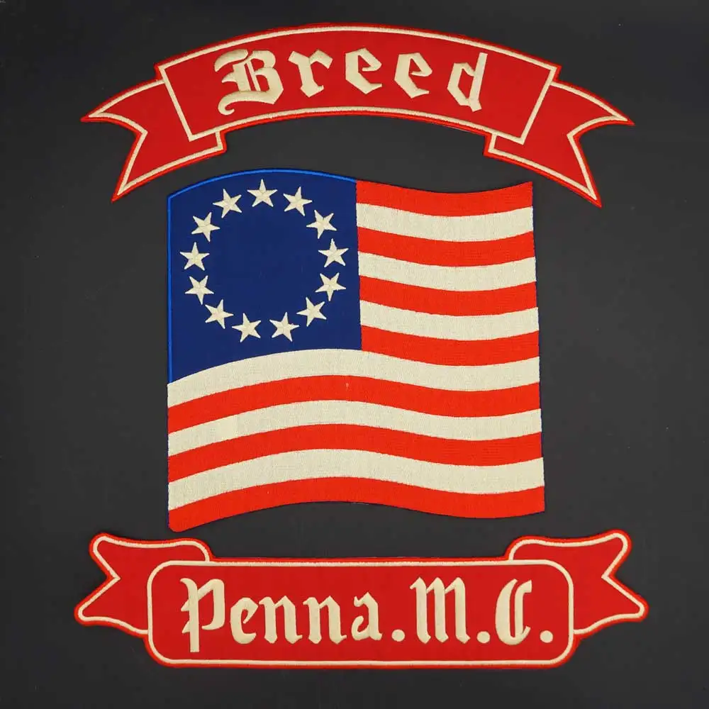 Parche Bordado Motorista Breed – Para Coser o Planchar