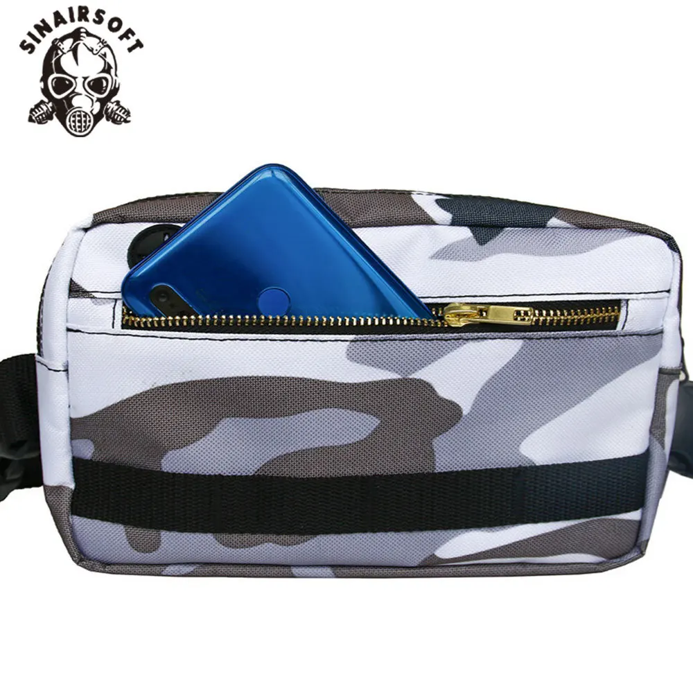 Chaleco táctico MOLLE Airsoft con bolsillo frontal