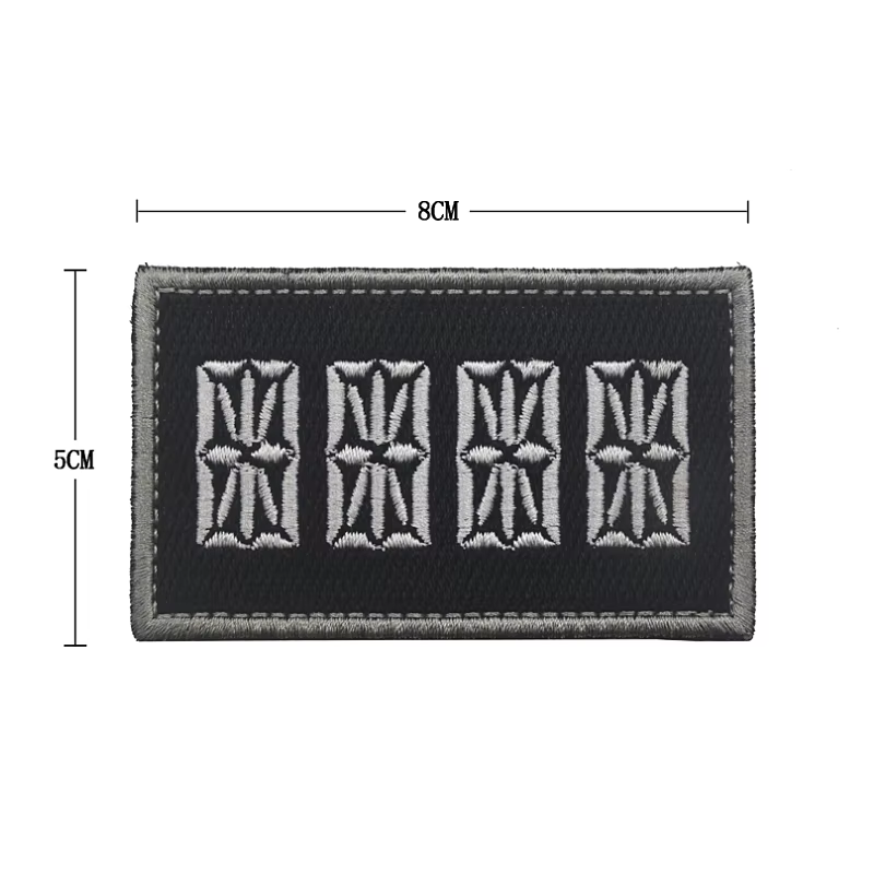 Parches MOLLE identificación: letras y números, Velcro táctico - imagen 5