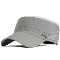 Gorra militar táctica secado rápido transpirable de malla verano