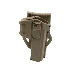 Funda táctica Glock 17 con linterna – Cincho MOLLE mano derecha