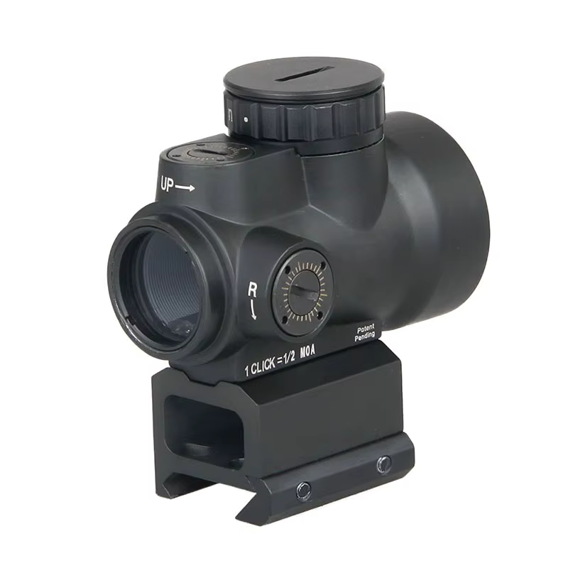 Mira táctica 1x de 2.5 MOA impermeable con soporte elevado para caza - imagen 5