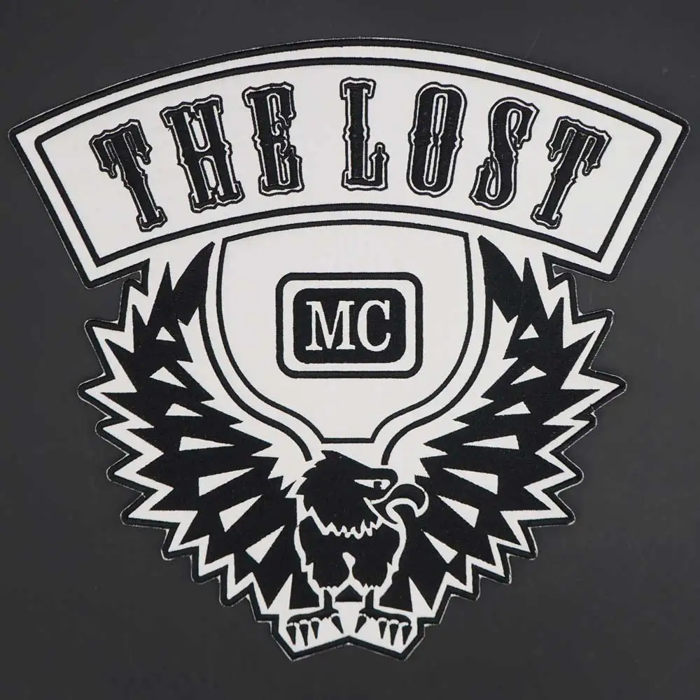 Parche bordado THE LOST EAGLE MC – motorista termoadhesivo - imagen 2