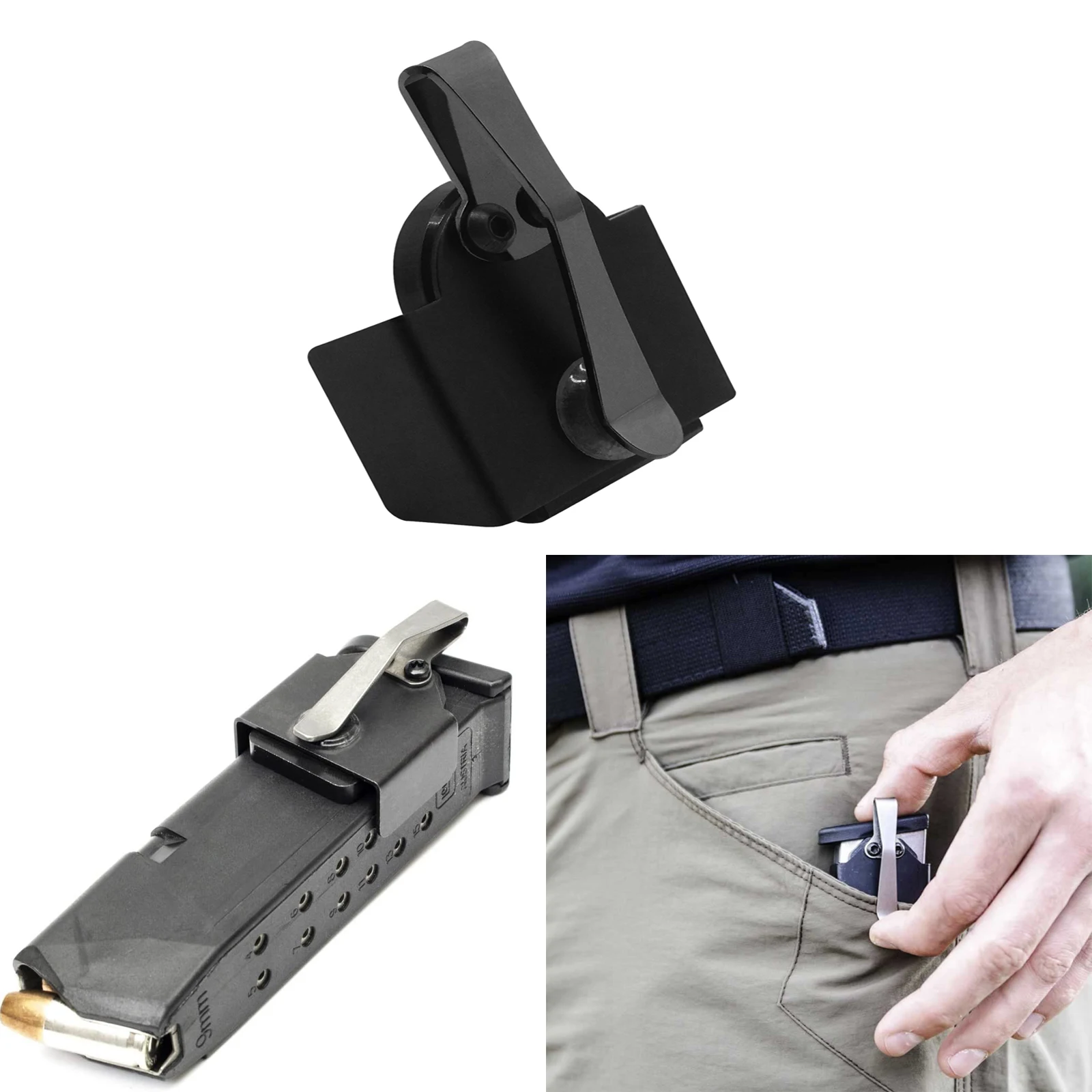 Portacargadores magnético para pistolas 9mm y .40 S&W