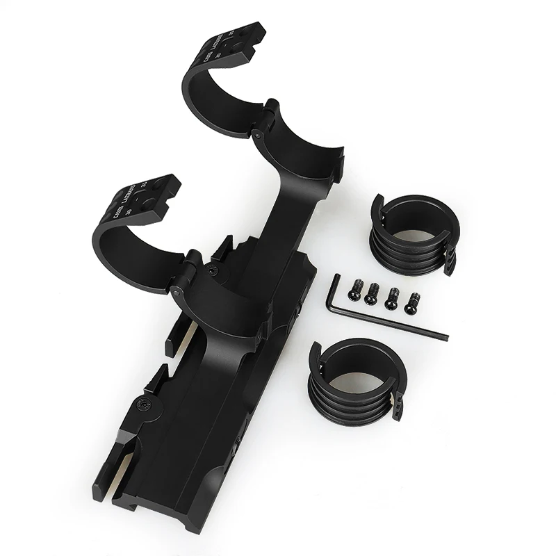 Montura táctica Canis Latrans QD doble anillo para visor Picatinny - imagen 3