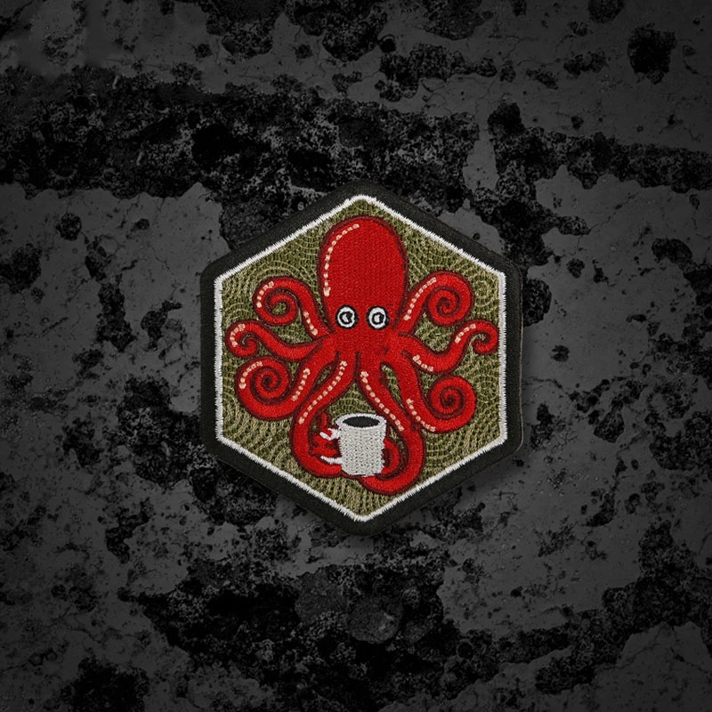 Ritupal Parche Táctico Café Militar Alta Visibilidad - imagen 5