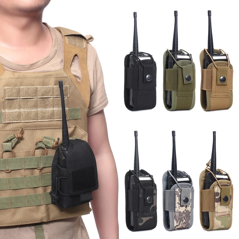 Bolsa táctica MOLLE para radiocomunicación Airsoft exterior - imagen 5