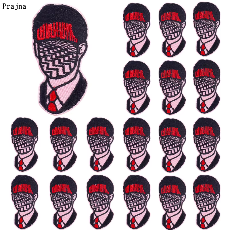 Prajna Parches bordados para ropa de hombre enmascarado - uso tactico - imagen 3