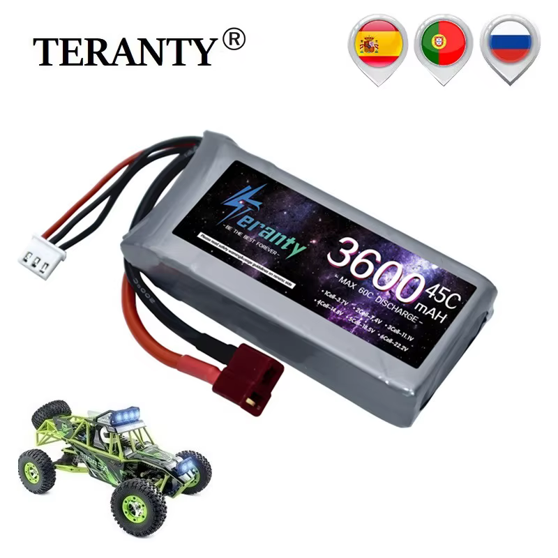 Wltoys 12428 12423 batería LiPo 7.4V 3450mAh coche RC
