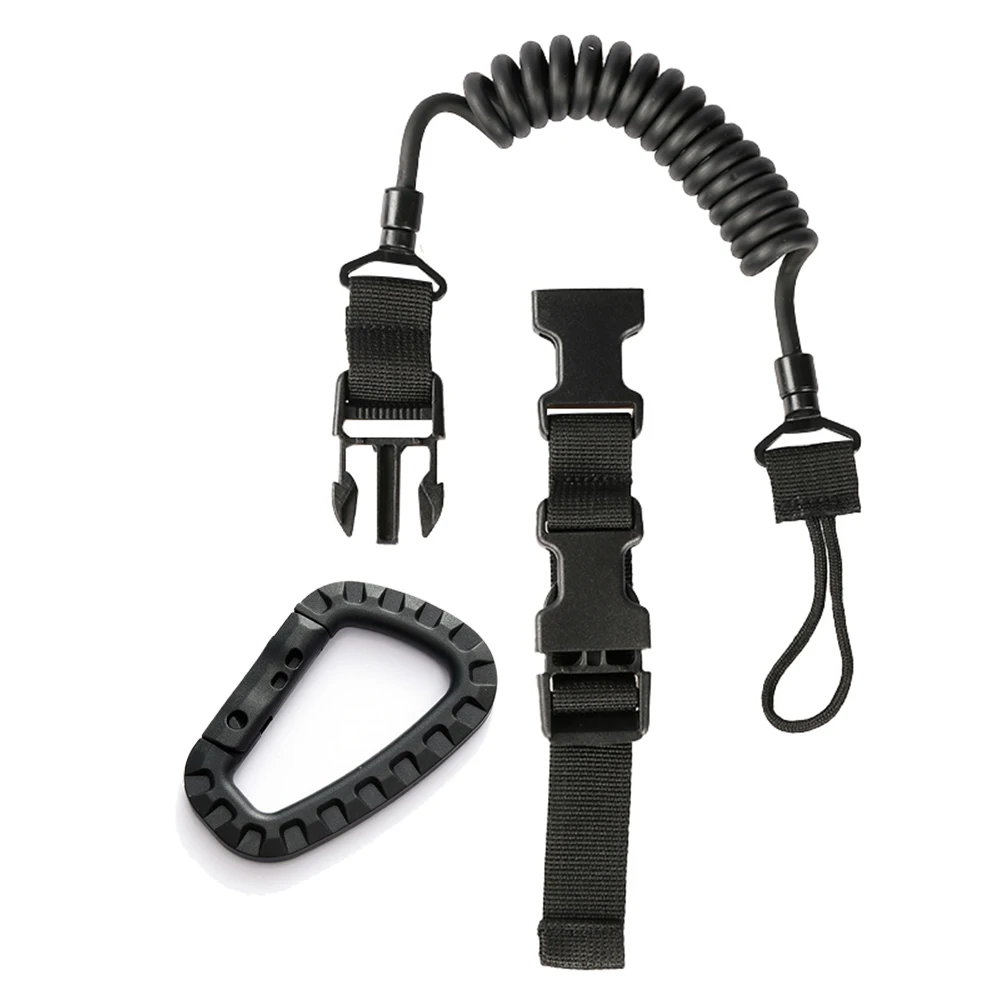 Cordón elástico MOLLE antisalto – Eslinga seguridad equipamiento táctico