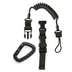 Cordón elástico MOLLE antisalto – Eslinga seguridad equipamiento táctico