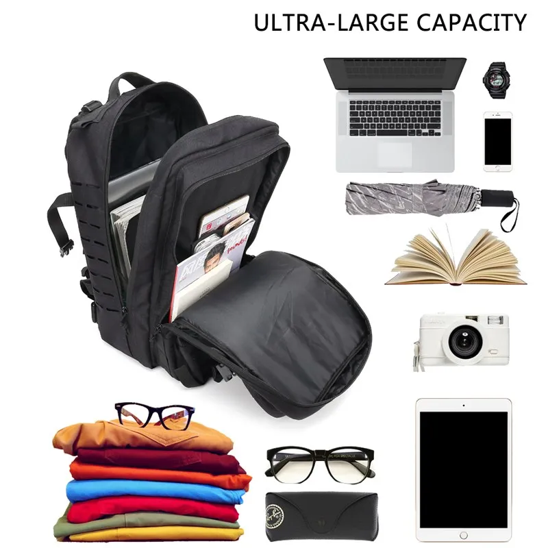 Mochila táctica gran capacidad para trekking, camping y outdoor - imagen 4