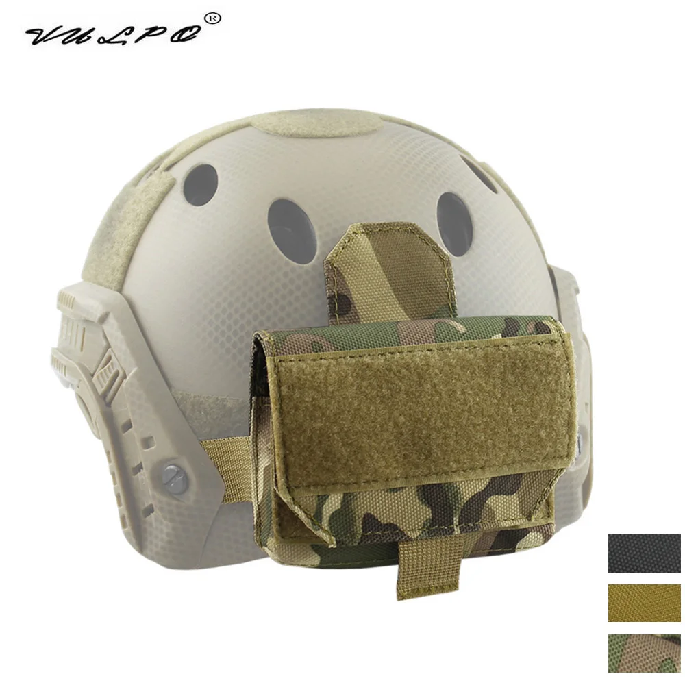VULPO Bolsa portabaterías casco MOLLE airsoft caza - imagen 3